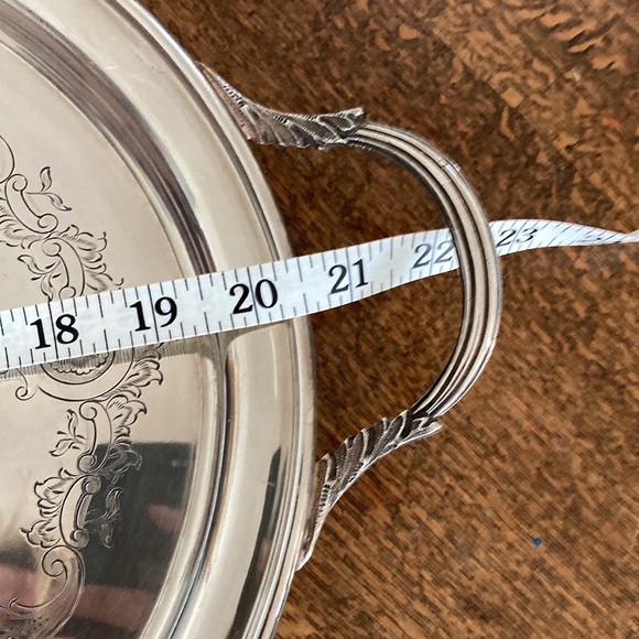 Antique Silver Plated Tray - Picture 6 of 14